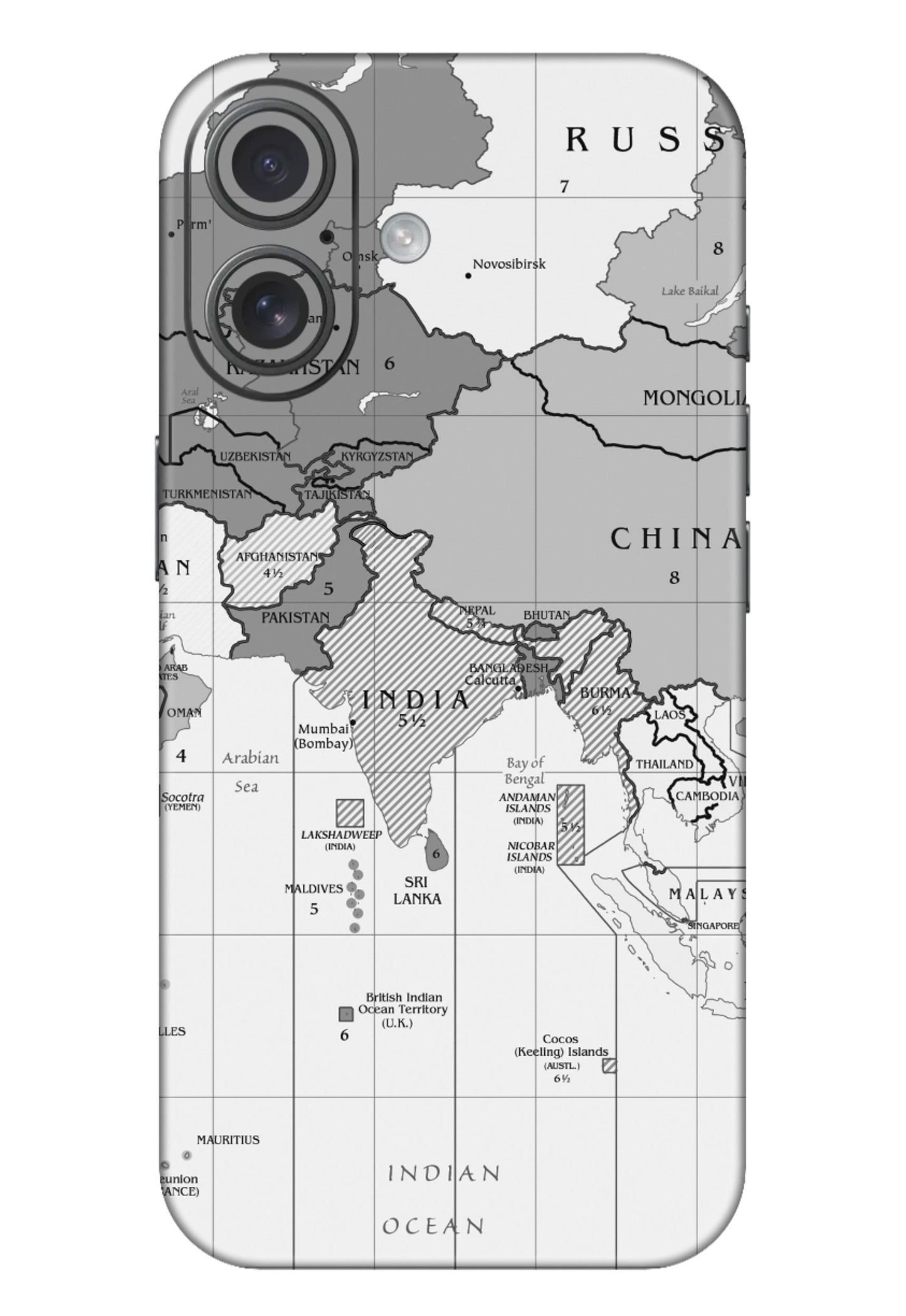 India Map Mobile Skin